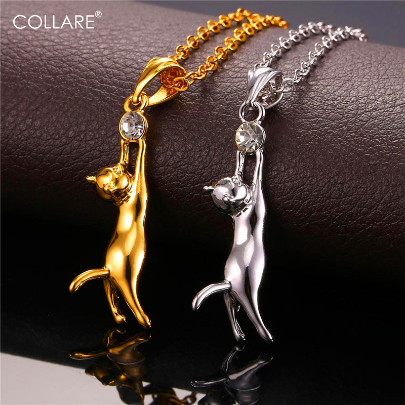 Necklace charming Cat