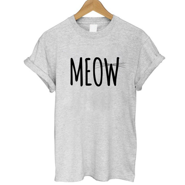 2017 Brand 100% Summer Harajuku Animal 3D DJ Cat Print Shirt O-Neck Short Sleeve T Shirt Women Tops Best Friend Girls T-shirt