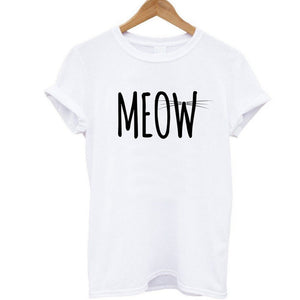 2017 Brand 100% Summer Harajuku Animal 3D DJ Cat Print Shirt O-Neck Short Sleeve T Shirt Women Tops Best Friend Girls T-shirt