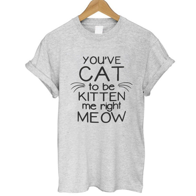 2017 Brand 100% Summer Harajuku Animal 3D DJ Cat Print Shirt O-Neck Short Sleeve T Shirt Women Tops Best Friend Girls T-shirt