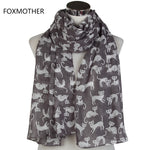 Cat Long Scarf For Women