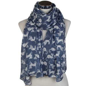 Cat Long Scarf For Women