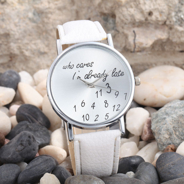 PU Leather Watch Fashion Women Wrist Watch  Women Quarta dress Watch Relogio Feminino