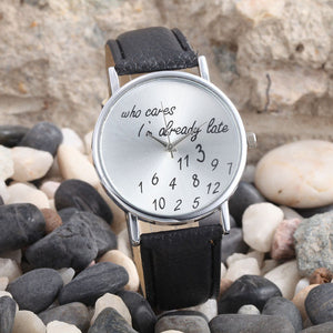 PU Leather Watch Fashion Women Wrist Watch  Women Quarta dress Watch Relogio Feminino