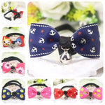 Pet Bow Tie Cute Bell Small Cat for Party Grooming Accessories Adjustable Neck 7-12.5 inch