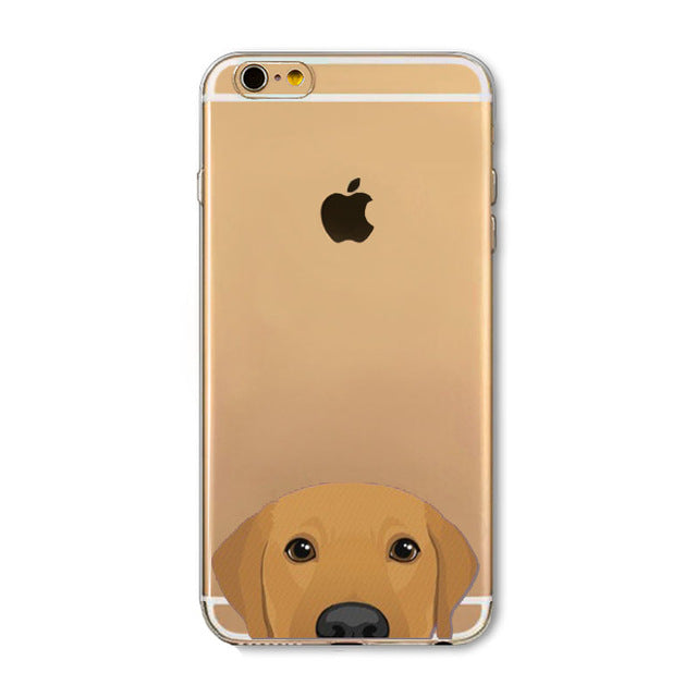super cute For iPhone 6 6s Case Fashion Luxury Ultra Thin Funny Hamster Cat Dog Back Cover for Apple iPhone