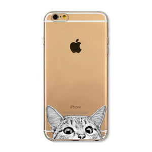 super cute For iPhone 6 6s Case Fashion Luxury Ultra Thin Funny Hamster Cat Dog Back Cover for Apple iPhone