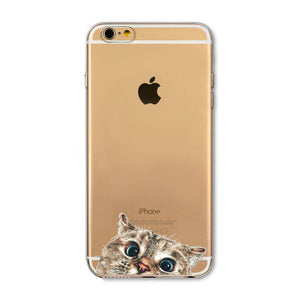super cute For iPhone 6 6s Case Fashion Luxury Ultra Thin Funny Hamster Cat Dog Back Cover for Apple iPhone