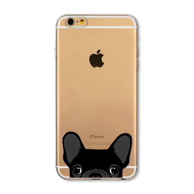 super cute For iPhone 6 6s Case Fashion Luxury Ultra Thin Funny Hamster Cat Dog Back Cover for Apple iPhone