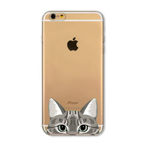 super cute For iPhone 6 6s Case Fashion Luxury Ultra Thin Funny Hamster Cat Dog Back Cover for Apple iPhone