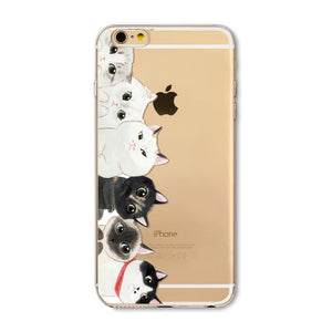 super cute For iPhone 6 6s Case Fashion Luxury Ultra Thin Funny Hamster Cat Dog Back Cover for Apple iPhone