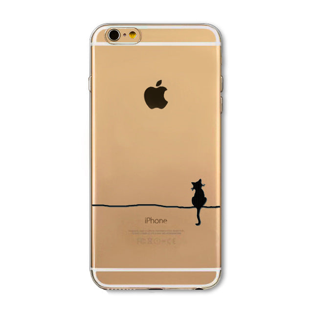 super cute For iPhone 6 6s Case Fashion Luxury Ultra Thin Funny Hamster Cat Dog Back Cover for Apple iPhone