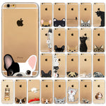 super cute For iPhone 6 6s Case Fashion Luxury Ultra Thin Funny Hamster Cat Dog Back Cover for Apple iPhone