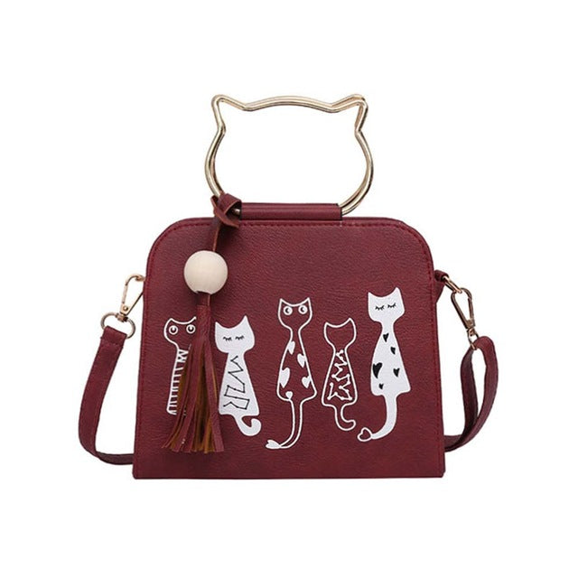 Beautiful bag wit cat prints