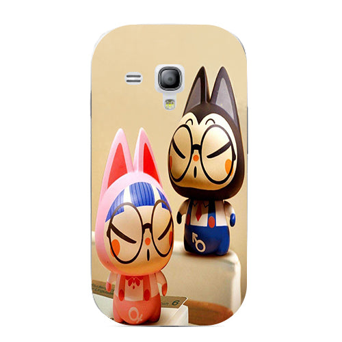 Case For Samsung Galaxy S Duos GT S7562 GT-S7562 7562 Trend Plus S7580 S7582 GT-S7580 GT-S7582 Cover Printed Cat Owl Phone Case