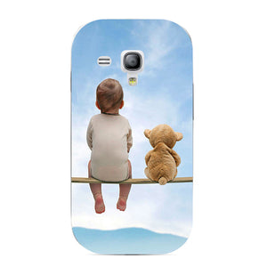 Case For Samsung Galaxy S Duos GT S7562 GT-S7562 7562 Trend Plus S7580 S7582 GT-S7580 GT-S7582 Cover Printed Cat Owl Phone Case