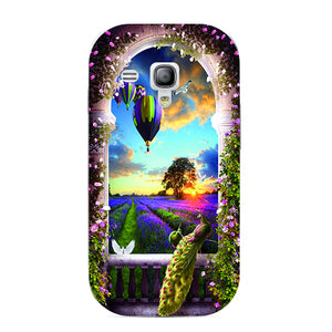 Case For Samsung Galaxy S Duos GT S7562 GT-S7562 7562 Trend Plus S7580 S7582 GT-S7580 GT-S7582 Cover Printed Cat Owl Phone Case