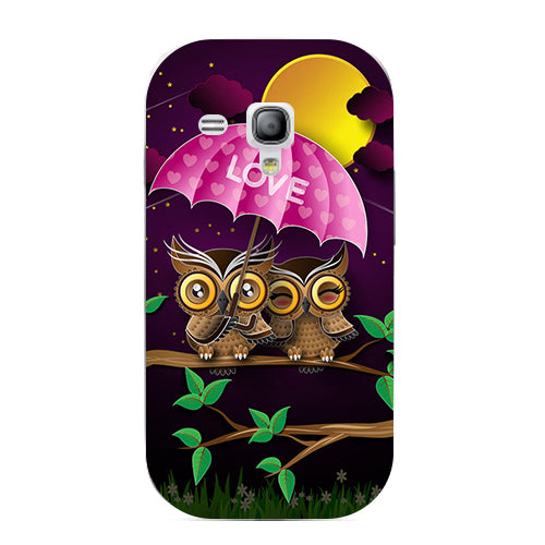 Case For Samsung Galaxy S Duos GT S7562 GT-S7562 7562 Trend Plus S7580 S7582 GT-S7580 GT-S7582 Cover Printed Cat Owl Phone Case