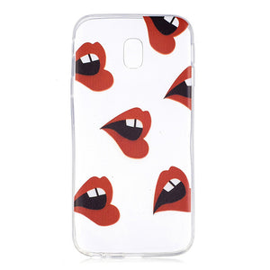 COATUNCLE Transparent Phone Case sFor Samsung Galaxy J3 2017 J330 Cute Cat Silicon Soft TPU Back Cover For Samsung J3 2017 Cases