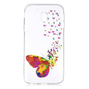 COATUNCLE Transparent Phone Case sFor Samsung Galaxy J3 2017 J330 Cute Cat Silicon Soft TPU Back Cover For Samsung J3 2017 Cases