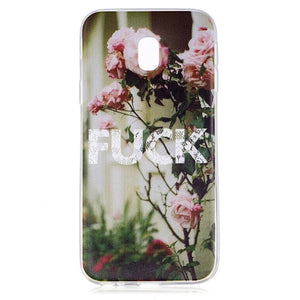 COATUNCLE Transparent Phone Case sFor Samsung Galaxy J3 2017 J330 Cute Cat Silicon Soft TPU Back Cover For Samsung J3 2017 Cases