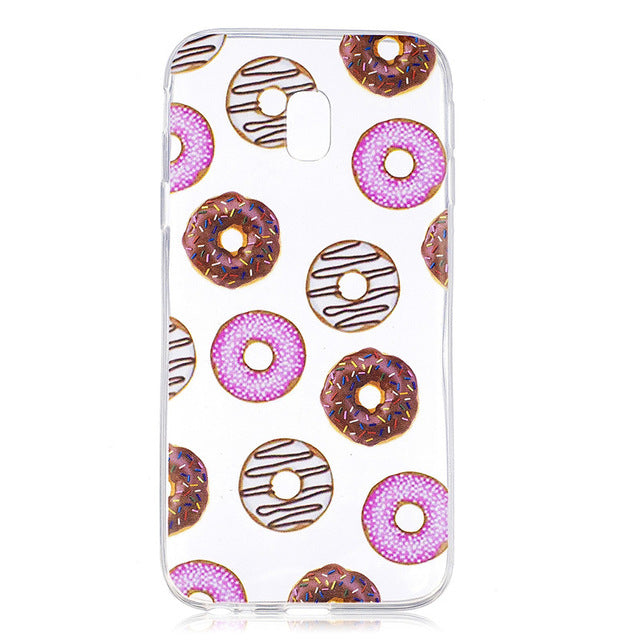COATUNCLE Transparent Phone Case sFor Samsung Galaxy J3 2017 J330 Cute Cat Silicon Soft TPU Back Cover For Samsung J3 2017 Cases