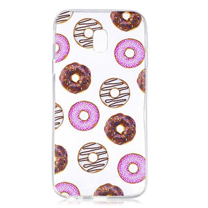COATUNCLE Transparent Phone Case sFor Samsung Galaxy J3 2017 J330 Cute Cat Silicon Soft TPU Back Cover For Samsung J3 2017 Cases