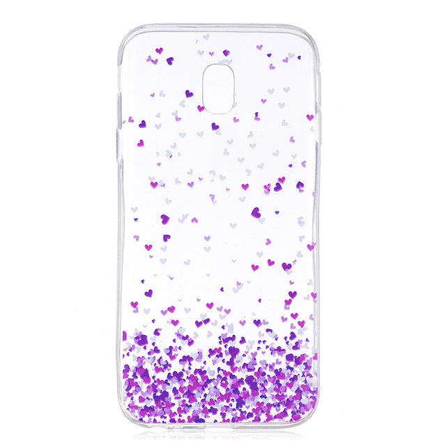 COATUNCLE Transparent Phone Case sFor Samsung Galaxy J3 2017 J330 Cute Cat Silicon Soft TPU Back Cover For Samsung J3 2017 Cases
