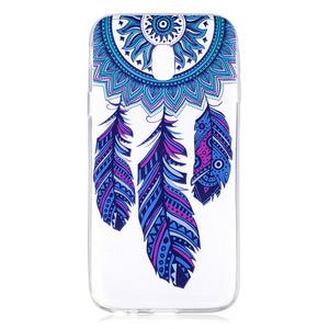 COATUNCLE Transparent Phone Case sFor Samsung Galaxy J3 2017 J330 Cute Cat Silicon Soft TPU Back Cover For Samsung J3 2017 Cases