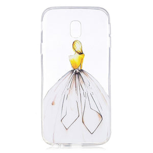 COATUNCLE Transparent Phone Case sFor Samsung Galaxy J3 2017 J330 Cute Cat Silicon Soft TPU Back Cover For Samsung J3 2017 Cases
