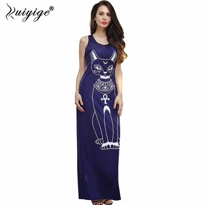 Ruiyige 2018 Long Summer Dresses Fashion Women
