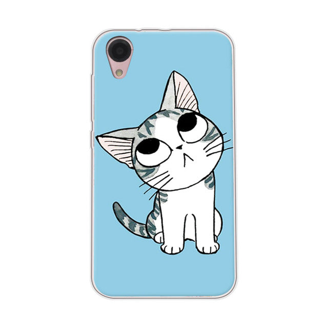 Adlikeme Cute Painted Dog Bear Cat Phone Cases For BQ BQ 4072 Case Cover Soft Tpu Funda For BQ BQ-4072 Strike Mini Coque Capa