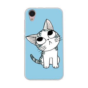 Adlikeme Cute Painted Dog Bear Cat Phone Cases For BQ BQ 4072 Case Cover Soft Tpu Funda For BQ BQ-4072 Strike Mini Coque Capa