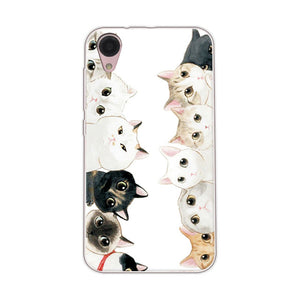 Adlikeme Cute Painted Dog Bear Cat Phone Cases For BQ BQ 4072 Case Cover Soft Tpu Funda For BQ BQ-4072 Strike Mini Coque Capa