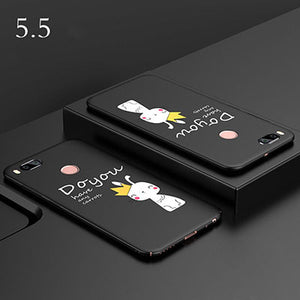 For Xiaomi A1 Case Mi Cover Luxury Cartoon Cats Letter PC Phone Cases For XiaoMi Mi A1 5X 64gb Matte Coque MiA1 Mi5X Fundas