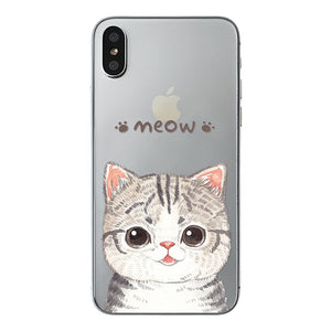 class Phone Case For Apple iPhone X Cute Cats Corky Flamingo Dreamcatcher Beautiful Girls Letters Phone Shell Capa Bag for iPhone X 10