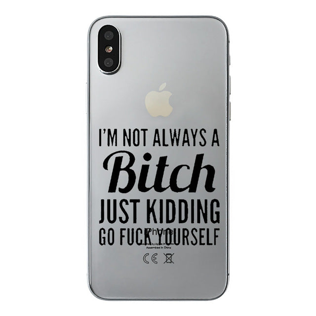 class Phone Case For Apple iPhone X Cute Cats Corky Flamingo Dreamcatcher Beautiful Girls Letters Phone Shell Capa Bag for iPhone X 10