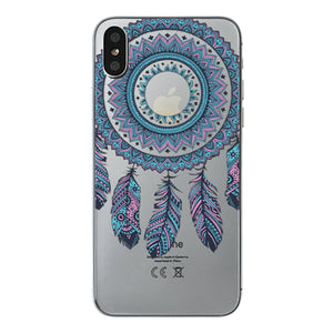 class Phone Case For Apple iPhone X Cute Cats Corky Flamingo Dreamcatcher Beautiful Girls Letters Phone Shell Capa Bag for iPhone X 10