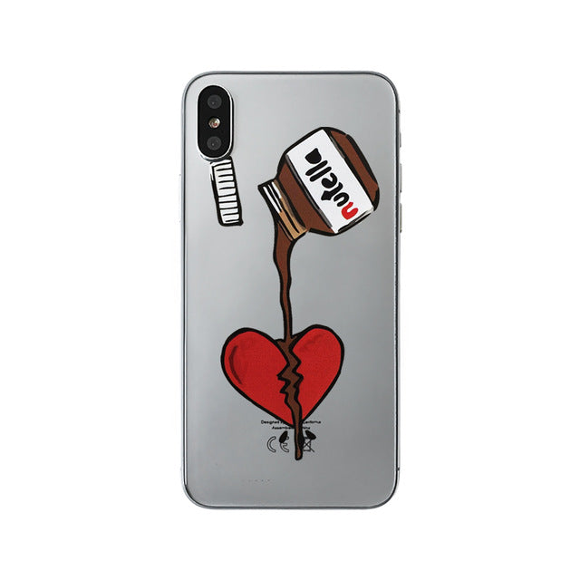 class Phone Case For Apple iPhone X Cute Cats Corky Flamingo Dreamcatcher Beautiful Girls Letters Phone Shell Capa Bag for iPhone X 10