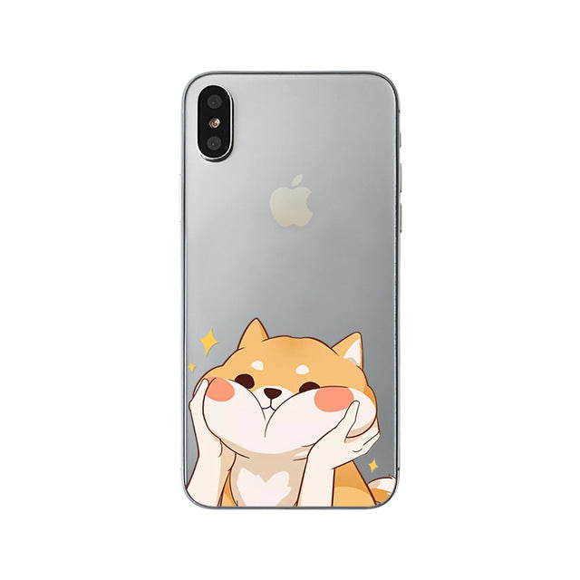 class Phone Case For Apple iPhone X Cute Cats Corky Flamingo Dreamcatcher Beautiful Girls Letters Phone Shell Capa Bag for iPhone X 10