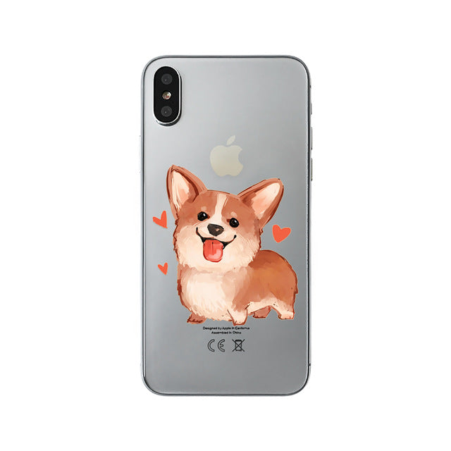 class Phone Case For Apple iPhone X Cute Cats Corky Flamingo Dreamcatcher Beautiful Girls Letters Phone Shell Capa Bag for iPhone X 10