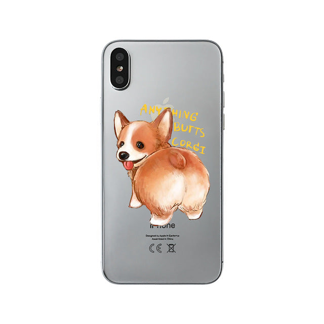 class Phone Case For Apple iPhone X Cute Cats Corky Flamingo Dreamcatcher Beautiful Girls Letters Phone Shell Capa Bag for iPhone X 10