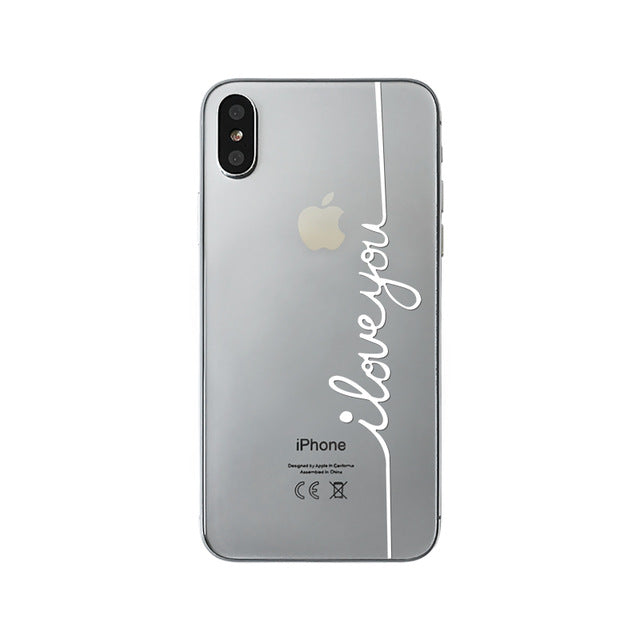 class Phone Case For Apple iPhone X Cute Cats Corky Flamingo Dreamcatcher Beautiful Girls Letters Phone Shell Capa Bag for iPhone X 10
