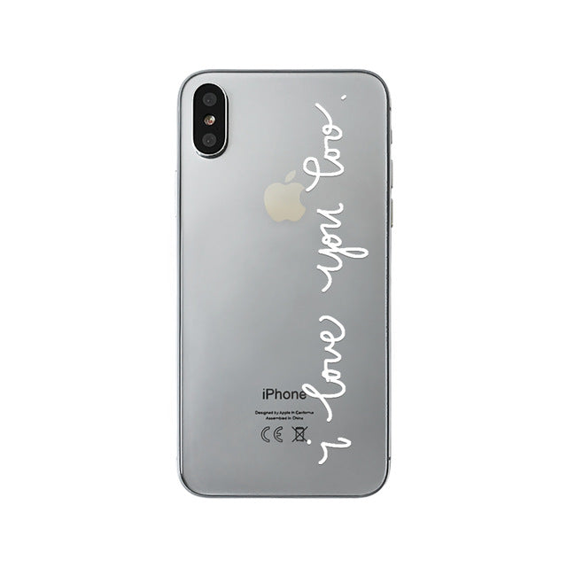 class Phone Case For Apple iPhone X Cute Cats Corky Flamingo Dreamcatcher Beautiful Girls Letters Phone Shell Capa Bag for iPhone X 10