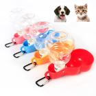 Portable pet cat and dog water bottle