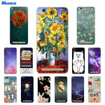 Soft Case Xiaomi Redmi 5A  5.0 inch Back Cover Cat Landscape Printing Silicone Phone Case Clear for Xiaomi Redmi 5A 5 A Coque