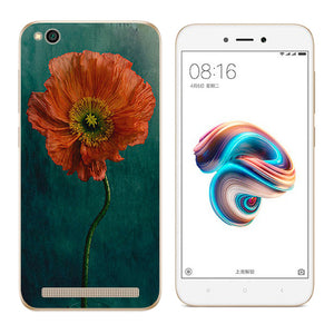 Soft Case Xiaomi Redmi 5A  5.0 inch Back Cover Cat Landscape Printing Silicone Phone Case Clear for Xiaomi Redmi 5A 5 A Coque