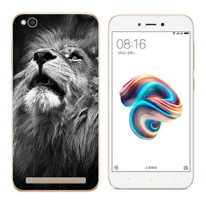 Soft Case Xiaomi Redmi 5A  5.0 inch Back Cover Cat Landscape Printing Silicone Phone Case Clear for Xiaomi Redmi 5A 5 A Coque