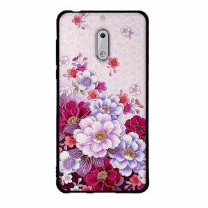 Fashion Phone Case For Nokia 6 Cover Cute Animal View Soft Silicone Black Phone Cases For Nokia 6 Cellphone Cover Bags