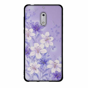 Fashion Phone Case For Nokia 6 Cover Cute Animal View Soft Silicone Black Phone Cases For Nokia 6 Cellphone Cover Bags